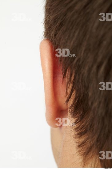 Ear Whole Body Man Casual Athletic Studio photo references