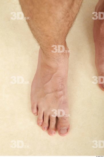 Foot Whole Body Man Nude Casual Athletic Studio photo references