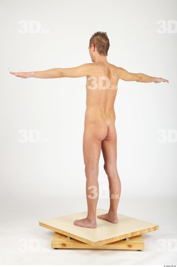 Whole Body Man T poses Nude Casual Slim Studio photo references