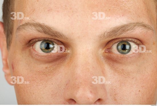 Eye Whole Body Man Casual Slim Studio photo references