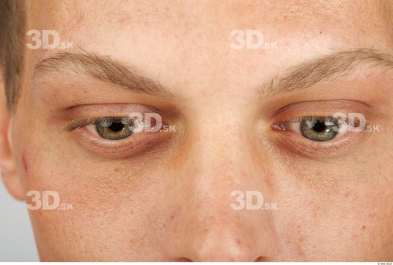 Eye Whole Body Man Casual Slim Studio photo references