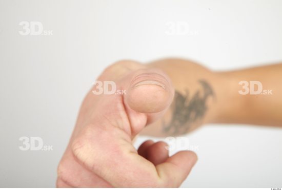 Fingers Whole Body Man Casual Slim Studio photo references