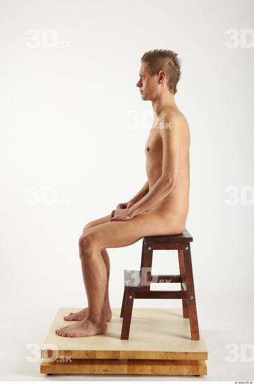 Whole Body Man Artistic poses White Nude Slim