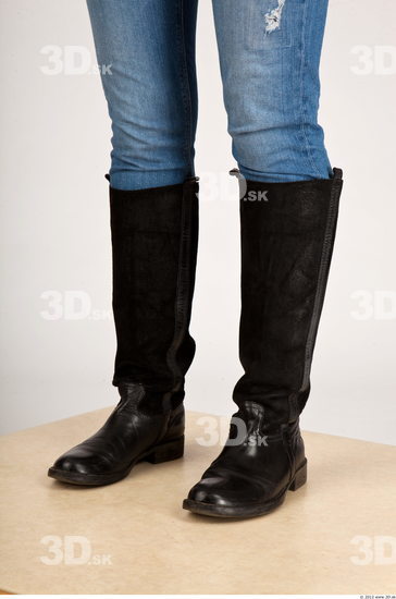 Calf Whole Body Woman Casual Boot Athletic Studio photo references