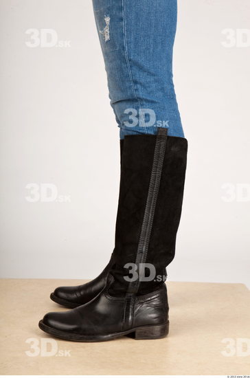 Calf Whole Body Woman Casual Boot Athletic Studio photo references