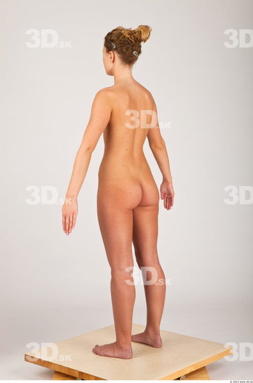 Whole Body Woman Nude Casual Athletic Studio photo references