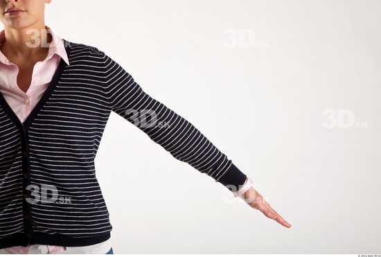 Arm Woman Animation references White Casual Sweater Athletic