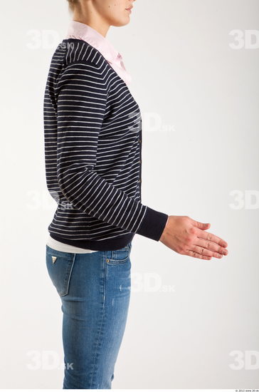 Arm Woman Animation references White Casual Sweater Athletic