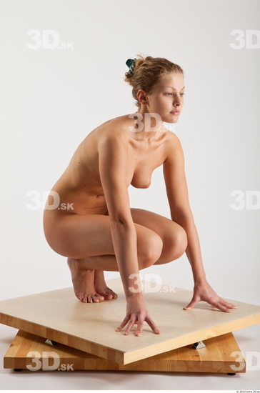 Whole Body Woman Other White Nude Athletic