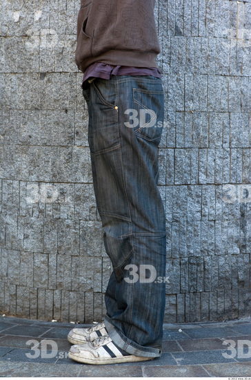 Leg Head Man Casual Jeans Slim Street photo references