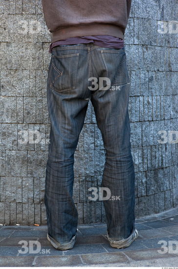 Leg Head Man Casual Jeans Slim Street photo references