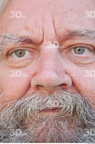 Nose Head Man Casual Slim Overweight Bearded Street photo references