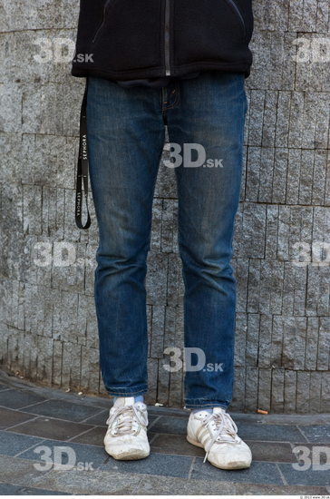 Leg Head Man Casual Jeans Slim Street photo references