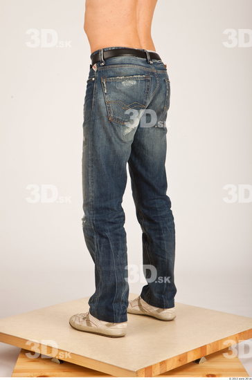 Leg Whole Body Man Casual Jeans Athletic Studio photo references