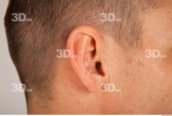 Ear Whole Body Man Casual Athletic Studio photo references