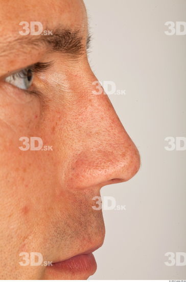 Nose Whole Body Man Casual Athletic Studio photo references