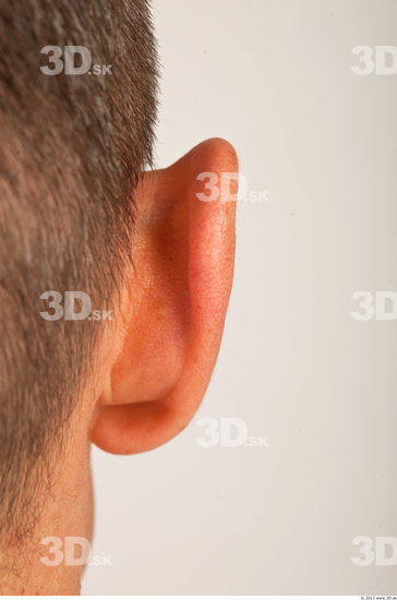 Ear Whole Body Man Casual Athletic Studio photo references