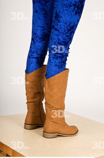 Calf Whole Body Woman Casual Boot Slim Studio photo references