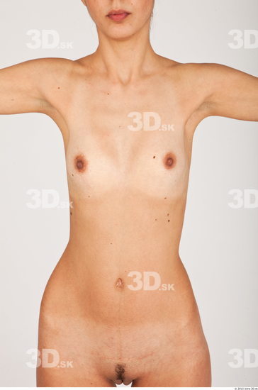 Upper Body Whole Body Woman Nude Casual Slim Studio photo references