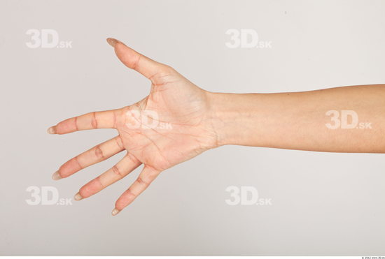 Hand Whole Body Woman Casual Slim Studio photo references