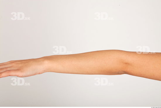 Forearm Whole Body Woman Nude Casual Slim Studio photo references