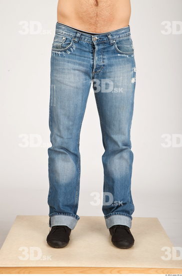 Leg Whole Body Man Casual Jeans Average Studio photo references