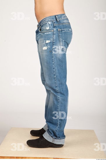 Leg Whole Body Man Casual Jeans Average Studio photo references