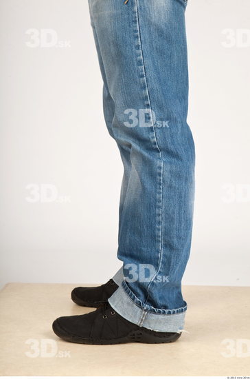 Calf Whole Body Man Casual Jeans Average Studio photo references