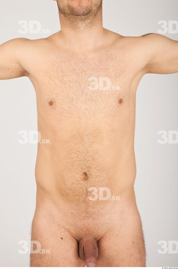 Upper Body Whole Body Man Nude Casual Average Studio photo references