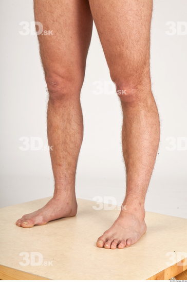 Calf Whole Body Man Nude Casual Average Studio photo references