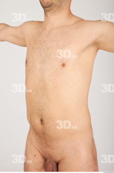 Upper Body Whole Body Man Nude Casual Average Studio photo references