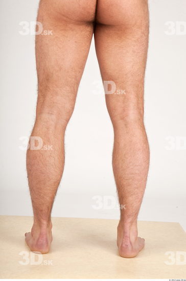 Calf Whole Body Man Nude Casual Average Studio photo references