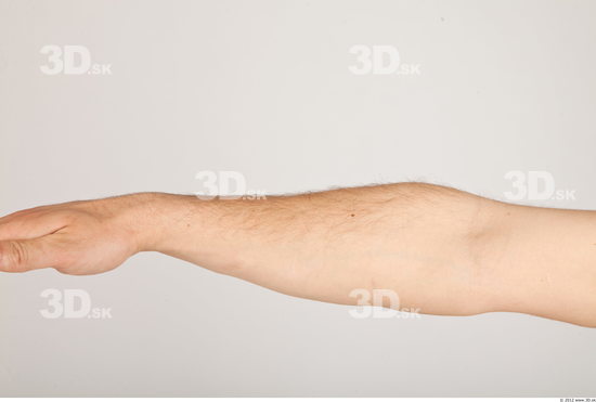 Forearm Whole Body Man Nude Casual Average Studio photo references