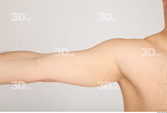 Arm Whole Body Man Nude Casual Average Studio photo references