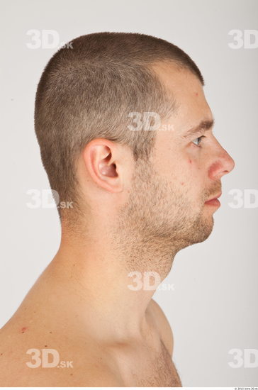 Whole Body Head Man Casual Average Bearded Studio photo references