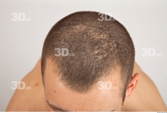 Whole Body Hair Man Casual Average Studio photo references