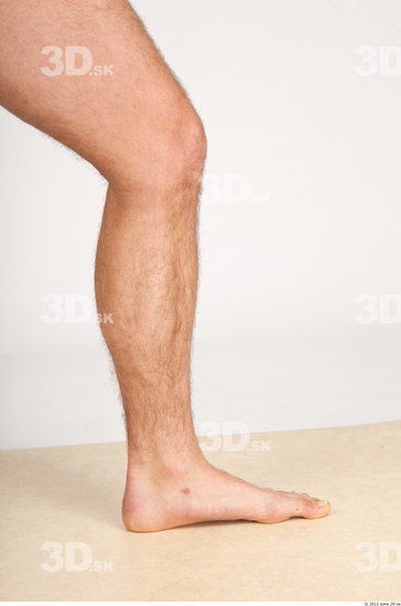 Calf Whole Body Man Nude Casual Average Studio photo references