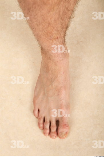 Foot Whole Body Man Nude Casual Average Studio photo references