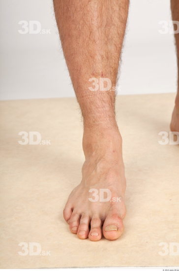 Foot Whole Body Man Nude Casual Average Studio photo references