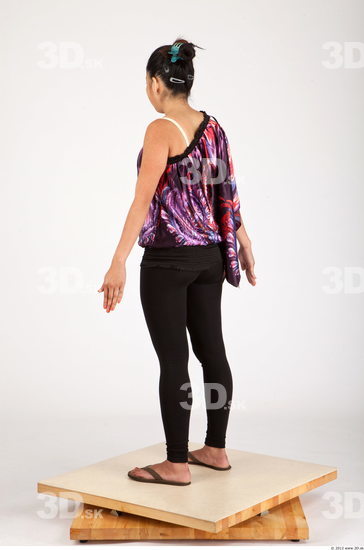 Whole Body Woman Asian Casual Average Studio photo references