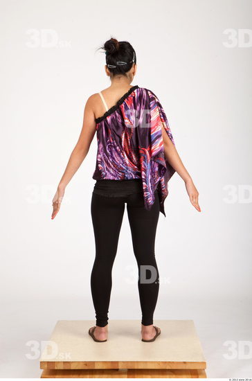 Whole Body Woman Asian Casual Average Studio photo references