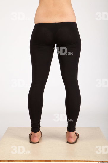 Leg Whole Body Woman Asian Casual Average Leggings Studio photo references