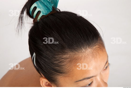 Whole Body Head Woman Asian Casual Average Studio photo references