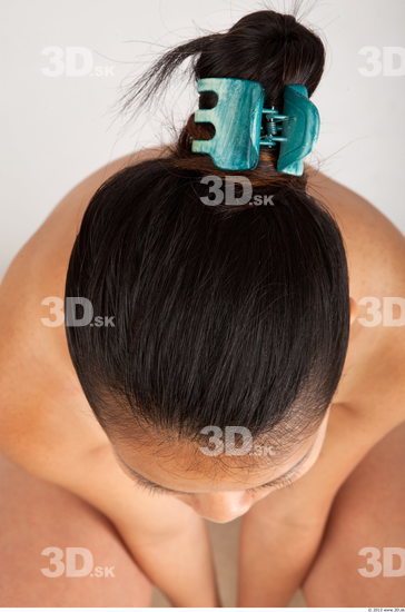 Whole Body Head Woman Asian Casual Average Studio photo references