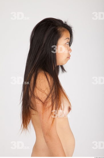 Whole Body Hair Woman Asian Casual Average Studio photo references