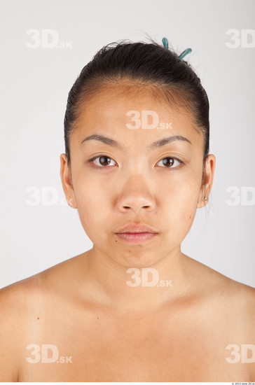 Whole Body Head Woman Asian Casual Average Studio photo references