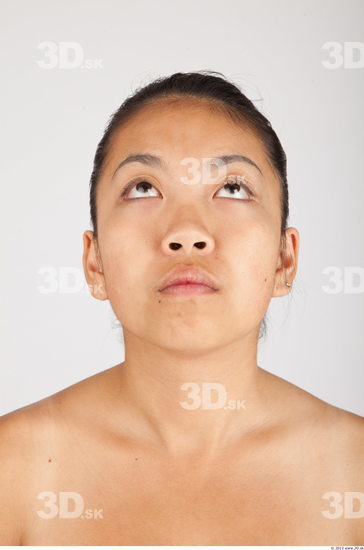 Whole Body Head Woman Asian Casual Average Studio photo references