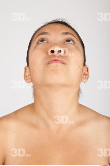 Whole Body Head Woman Asian Casual Average Studio photo references