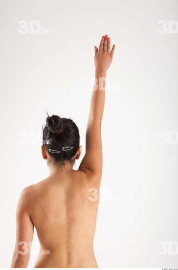 Arm Whole Body Woman Animation references Asian Nude Casual Average Studio photo references