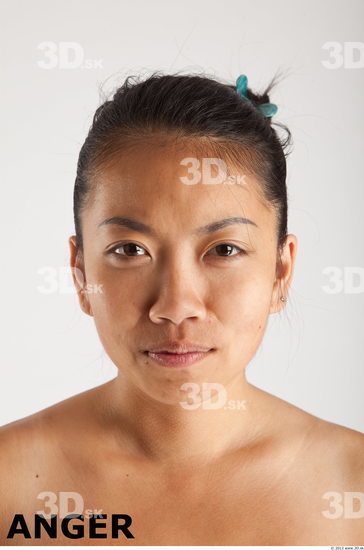 Face Emotions Woman Asian Average